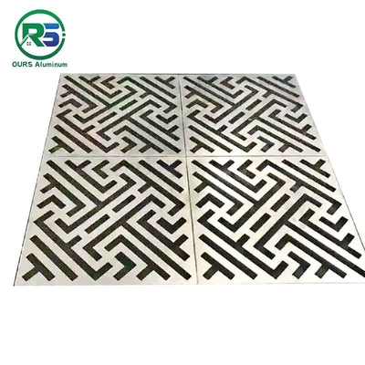 Vintage Chinese Style Decorative Metal Window Grilles 3.5mm Waterproof