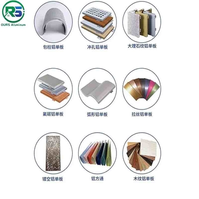 18MM PVDF Coating Metal Wall Panels for Modern Decoration And Aluminum panels