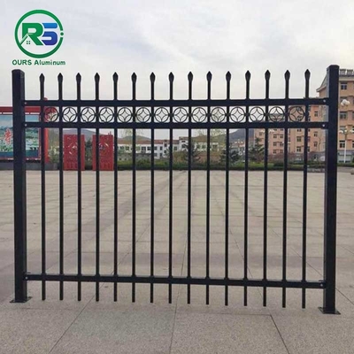 ISO Black Contemporary Aluminum Fence PPG Powder Coating Puppy Guard Add - On Panel